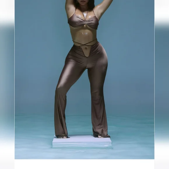 Mocha pants set - Picture 2 of 8